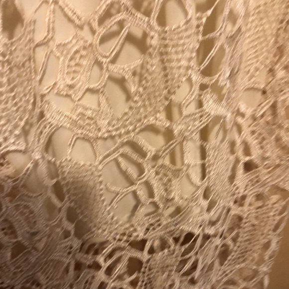 Ivory lace overlay dress - Picture 2 of 4